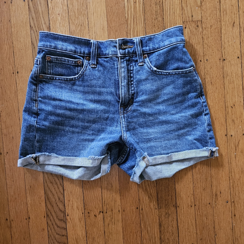 JCREW, denim shorts, 24